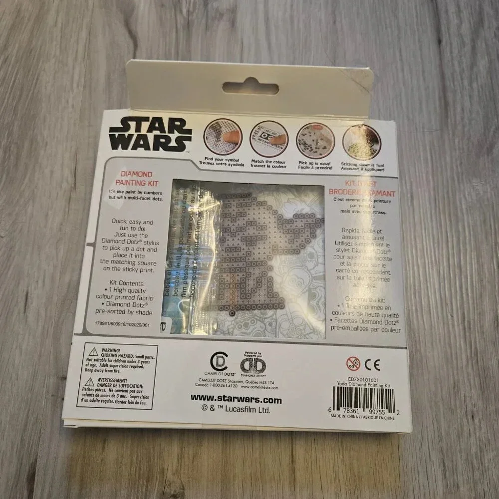 Star Wars Yoda Fun Diamond Painting Kit Brand New